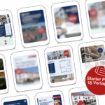Starter Pack mit 15 Social Media Vorlagen für Immobilienmakler zur Vermarktung von Immobilien